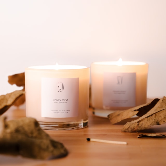 Organic Aroma Candle Soy Wax